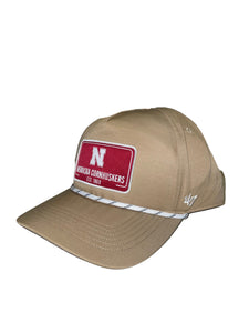 Nebraska Cornhuskers Boat Hat Adjustable - Tan