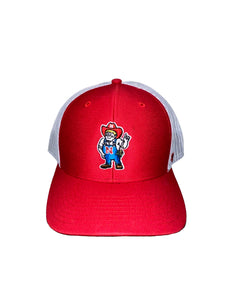 Nebraska Herbie Logo Trucker Hat - Red Adjustable
