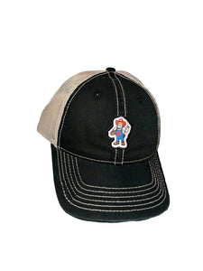 Nebraska Herbie Football Trucker Hat  - Black Adjustable