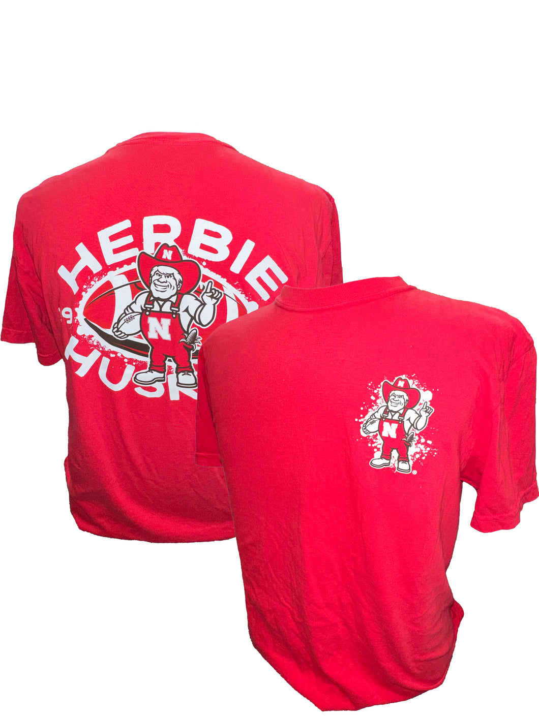 Nebraska Herbie Football Shortsleeve - RED