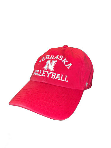 Nebraska N Volleyball Hat Adjustable - Red