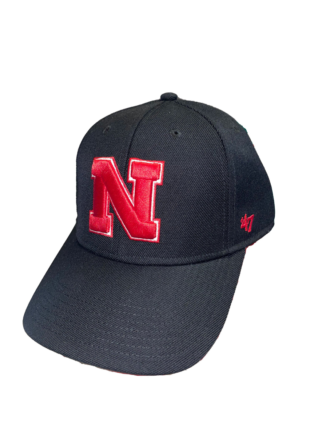 Nebraska N Youth Adjustable Hat - Black