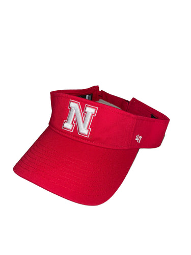 Nebraska N Visor Hat - Red
