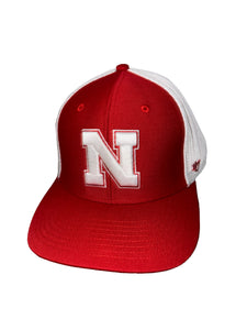 Nebraska Trophy 2T Flex Fit - Red