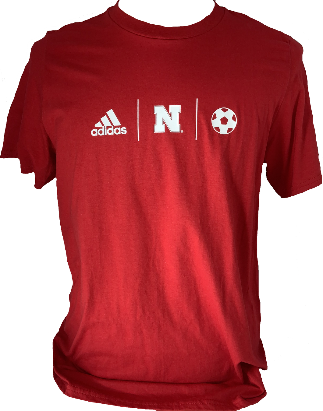 Nebraska Men's 3 Logo Soccer Short Sleeve - Red