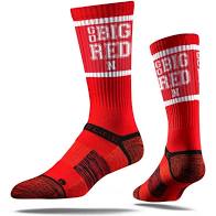 Nebraska GBR Crew Sock Red