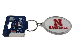 Nebraska Sport Oval Ring Baseball