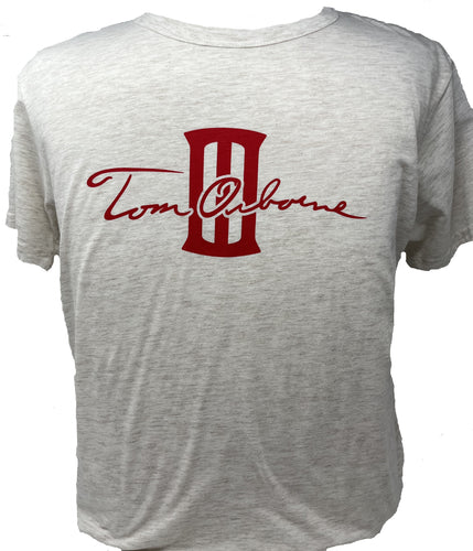 Nebraska Tom Osborne Two55 Cream Short Sleeve T-shirt