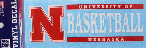Nebraska UNL Basketball Decal