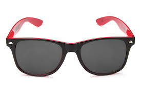 Nebraska Black/Red Sunglasses