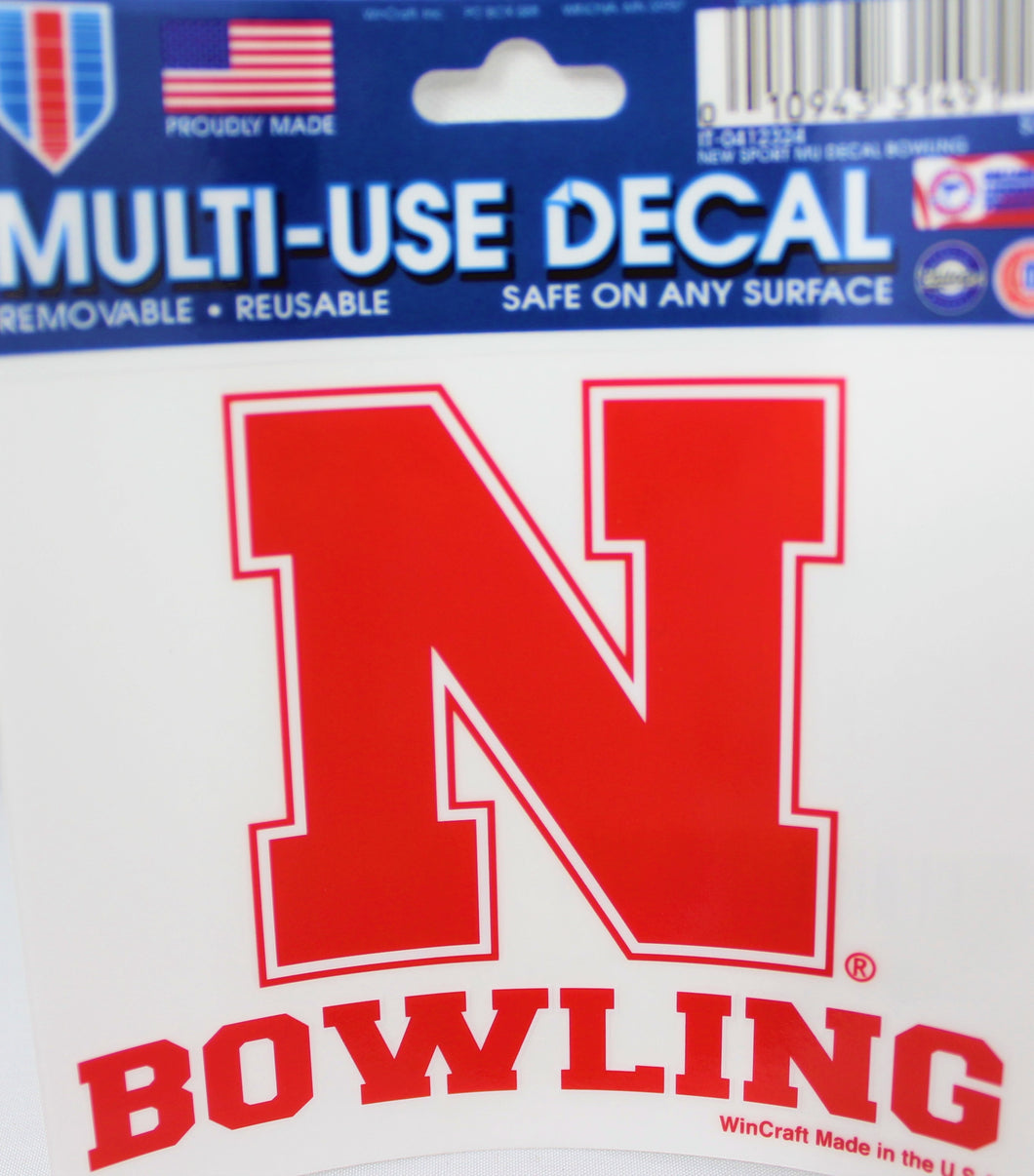 Nebraska Sport Decal Bowling