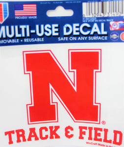 Nebraska Sport Decal Track & Field